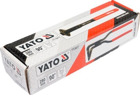 KLESZCZE DO GIĘCIA BLACH 280MM WYG 90° YT-5417 YAT KLESZCZE DO GIĘCIA BLACH 280MM WYG 90° YT-5417 YAT