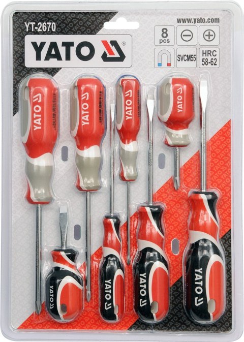 ZESTAW WKRĘTAKÓW SVCM55 8 SZT YT-2670 YATO ZESTAW WKRĘTAKÓW SVCM55 8 SZT YT-2670 YATO
