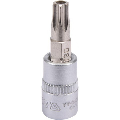 KLUCZ TRZPIENIOWY TORX 1/4" T30 L37MM YT-04306 YAT