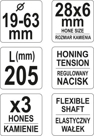 HONOWNICA DO CYLINDRÓW 19-63mm YT-05810 YATO HONOWNICA DO CYLINDRÓW 19-63mm YT-05810 YATO