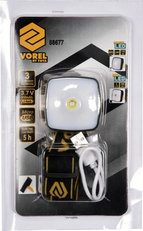 LAMPA CZOŁOWA XPE CREE 3W+4 SMD LED AKU. 88677V VO LAMPA CZOŁOWA XPE CREE 3W+4 SMD LED AKU. 88677V VO
