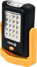 LAMPA RĘCZNA OBROTOWA 20+3 LED 82730V VOREL