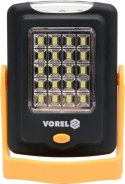 LAMPA RĘCZNA OBROTOWA 20+3 LED 82730V VOREL