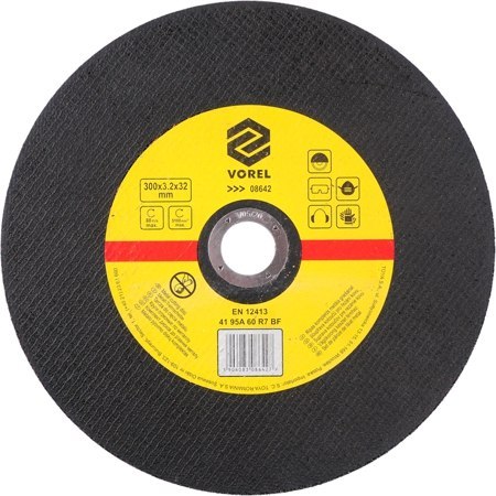 TARCZA DO CIĘCIA METALU 300X3,2X32 08642V VOREL TARCZA DO CIĘCIA METALU 300X3,2X32 08642V VOREL