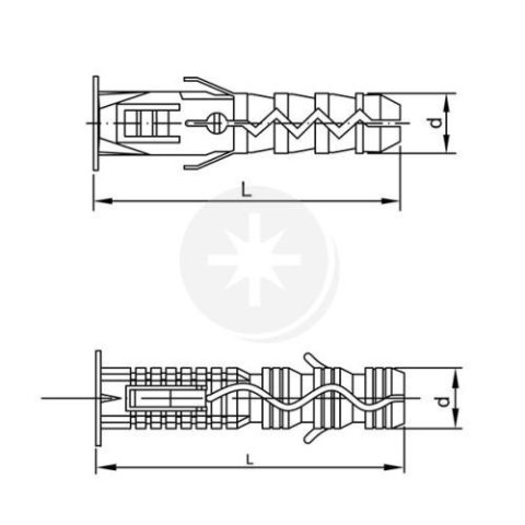 KORPUS KOŁKA ROZPOROWEGO 5,0x25 50szt. Q134 KORPUS KOŁKA ROZPOROWEGO 5,0x25 50szt. Q134
