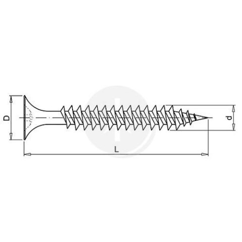 WKRĘT DO PŁYT DO METALU 3,5x25 1KG Q382 WKRĘT DO PŁYT DO METALU 3,5x25 1KG Q382