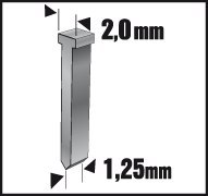Gwoździe typ 300, 32 mm, 5000 szt. 41E232 TOPEX Gwoździe typ 300, 32 mm, 5000 szt. 41E232 TOPEX