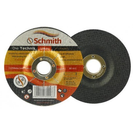 TARCZA SZLIFIERSKA METAL 125x6,8 S27A-02 SCHMITH TARCZA SZLIFIERSKA METAL 125x6,8 S27A-02 SCHMITH