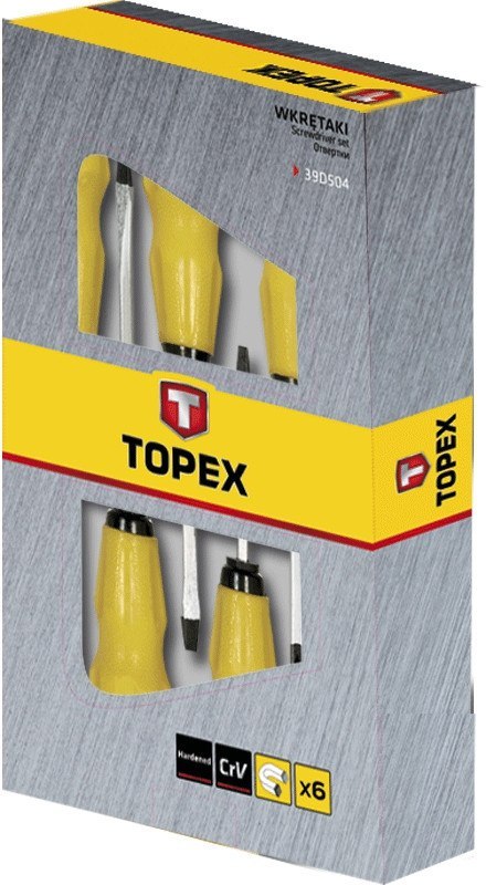 WKRĘTAKI DO POBIJANIA 6SZT 39D504 TOPEX WKRĘTAKI DO POBIJANIA 6SZT 39D504 TOPEX