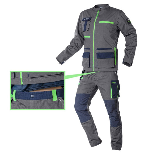 Bluza robocza PREMIUM, 100% bawełna, ripstop, L Bluza robocza PREMIUM, 100% bawełna, ripstop, L
