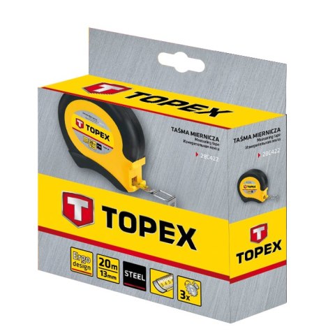 Taśma miernicza stalowa 30 m x 13 28C423 TOPEX Taśma miernicza stalowa 30 m x 13 28C423 TOPEX