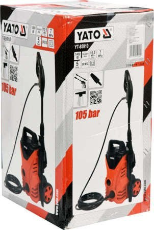 MYJKA CIŚNIENIOWA 1400W 105 BAR YT-85910 YATO MYJKA CIŚNIENIOWA 1400W 105 BAR YT-85910 YATO