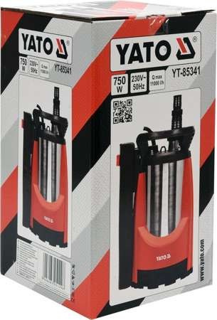 POMPA ZATAPIALNA INOX 750W YT-85341 YATO POMPA ZATAPIALNA INOX 750W YT-85341 YATO