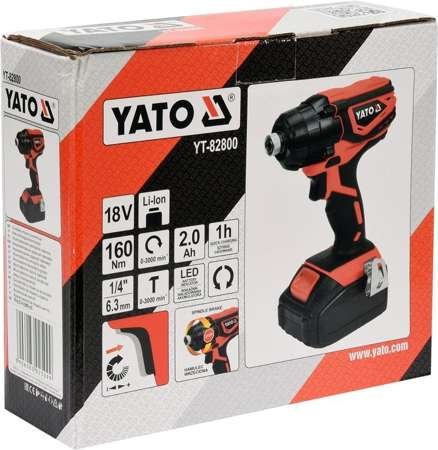 ZAKRĘTARKA UDAROWA 18V YT-82800 YATO ZAKRĘTARKA UDAROWA 18V YT-82800 YATO