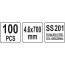 OPASKI ZACI ZE STA NIERD 4.6X700MM100SZT YT-70571 OPASKI ZACI ZE STA NIERD 4.6X700MM100SZT YT-70571