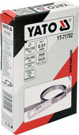 TAŚMA DO POMIARU ŚREDNICY I OBWODU YT-71702 YATO TAŚMA DO POMIARU ŚREDNICY I OBWODU YT-71702 YATO
