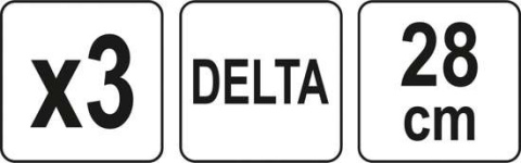 SIATKA ŚCIERNA DELTA 28CM 3SZT P120 YT-84613 YATO SIATKA ŚCIERNA DELTA 28CM 3SZT P120 YT-84613 YATO