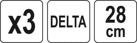 SIATKA ŚCIERNA DELTA 28CM 3SZT P180 YT-84615 YATO SIATKA ŚCIERNA DELTA 28CM 3SZT P180 YT-84615 YATO