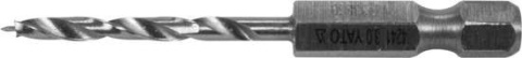 WIERTŁO DO DREWNA SPIRALNE 3MM HEX YT-33860 YATO WIERTŁO DO DREWNA SPIRALNE 3MM HEX YT-33860 YATO