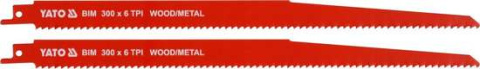 BRZESZCZOTY BIM 300MM 6TPI 2SZT YT-33935 YATO BRZESZCZOTY BIM 300MM 6TPI 2SZT YT-33935 YATO
