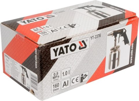 PISTOLET DO PIASKOWANIA ZE ZBIORNIKIEM YT-2376 YAT PISTOLET DO PIASKOWANIA ZE ZBIORNIKIEM YT-2376 YAT