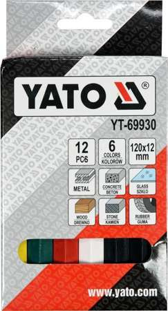 KREDA TECHNICZNA 12 SZT YT-69930 YATO KREDA TECHNICZNA 12 SZT YT-69930 YATO