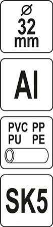 OBCINAK DO RUR PCV 32MM V-CUT YT-22301 YATO OBCINAK DO RUR PCV 32MM V-CUT YT-22301 YATO