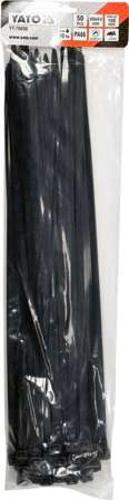 OPASKI PLASTIKOWE 450X9,0 50SZT. CZARNE YT-70656 YATO OPASKI PLASTIKOWE 450X9,0 50SZT. CZARNE YT-70656 YATO