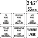 PĘDZEL ANGIELSKI 2K2,5" YT-54543 YATO