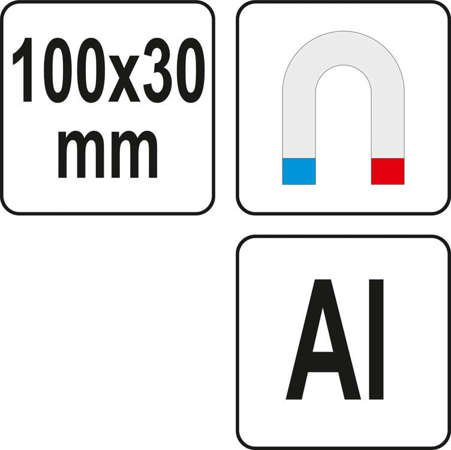 SZCZĘKI WYMIENNE MIĘKKIE DO IMADŁA 100MM YT-65001 SZCZĘKI WYMIENNE MIĘKKIE DO IMADŁA 100MM YT-65001