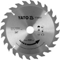 TARCZA TCT DO DREWNA 160X24TX20MM YT-60551 YATO