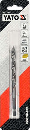 WIERTŁO DO DREWNA SPIRALNE 7MM HEX YT-33864 YATO WIERTŁO DO DREWNA SPIRALNE 7MM HEX YT-33864 YATO