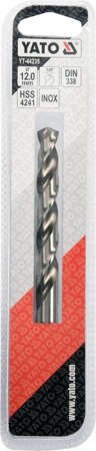 WIERTŁO DO METALU HSS PREMIUM 12MM YT-44235 YATO WIERTŁO DO METALU HSS PREMIUM 12MM YT-44235 YATO