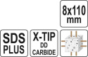 WIERTŁO SDS PLUS PREMIUM 8MM/110MM YT-41933 YATO
