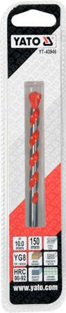 WIERTŁO UNIWERSALNE 10MM X 150MM YT-43946 YATO WIERTŁO UNIWERSALNE 10MM X 150MM YT-43946 YATO