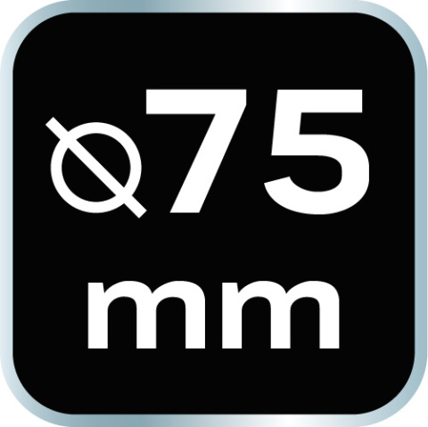 Uchwyt mocujący 75 mm do padów polerskich 80 mm, z Uchwyt mocujący 75 mm do padów polerskich 80 mm, z