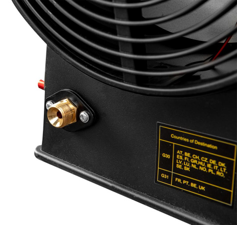 Nagrzewnica gazowa 30kW, wersja na akumulator 18V, Nagrzewnica gazowa 30kW, wersja na akumulator 18V,
