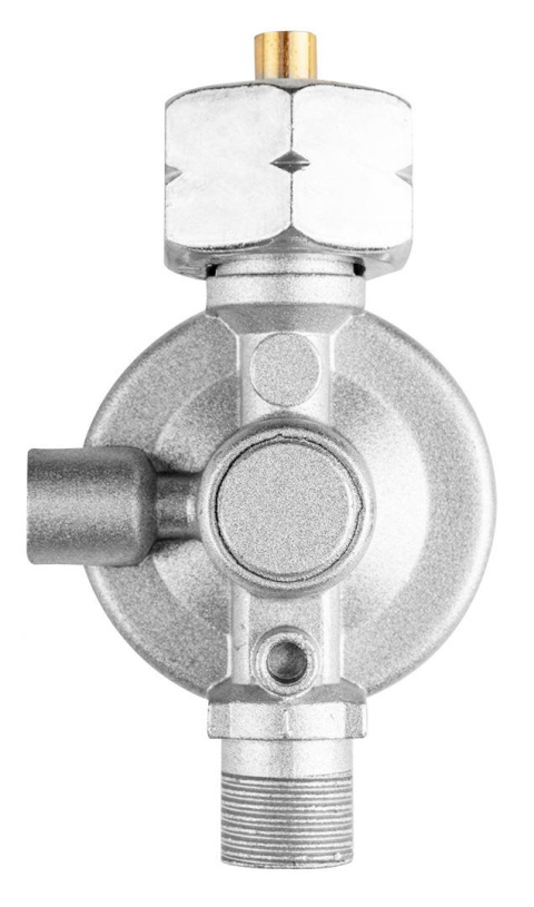 Regulator ciśnienia gazu i wąż 1,5m do butli 50kW Regulator ciśnienia gazu i wąż 1,5m do butli 50kW