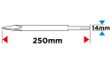 Szpicak SDS Plus rowkowy 14 x 250 mm