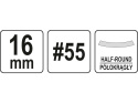 PÓŁOKRĄGŁE DŁUTO DO DREWNA 16MM YT-62824 YATO
