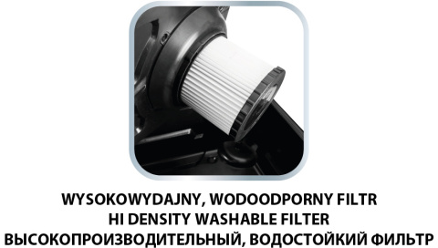 Odkurzacz warsztatowy Energy+ 18V, Li-Ion, 10 L, b Odkurzacz warsztatowy Energy+ 18V, Li-Ion, 10 L, b