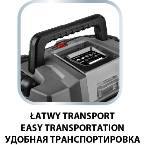 Odkurzacz warsztatowy Energy+ 18V, Li-Ion, 10 L, b Odkurzacz warsztatowy Energy+ 18V, Li-Ion, 10 L, b