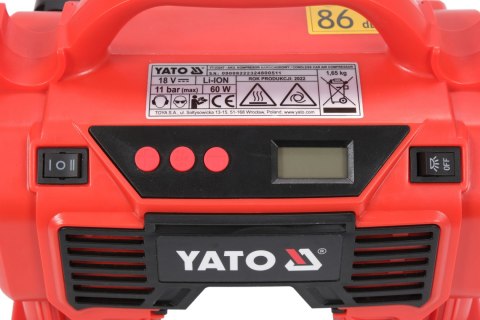 KOMPRESOR 18V 11BAR 21L/MIN KOMPRESOR 18V 11BAR 21L/MIN
