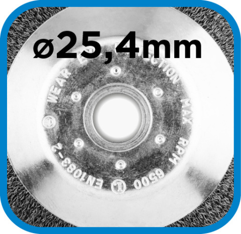 Szczotka druciana do kosy spalinowej 200 x 25,4 mm Szczotka druciana do kosy spalinowej 200 x 25,4 mm
