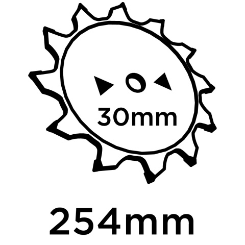 Pilarka stołowa 1600W, 254/30 mm, składany stół Pilarka stołowa 1600W, 254/30 mm, składany stół