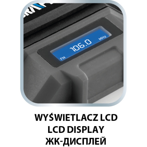 Radio akumulatorowo-sieciowe Energy+ 18V, Li-lon, Radio akumulatorowo-sieciowe Energy+ 18V, Li-lon,