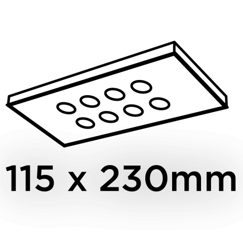 Szlifierka oscylacyjna 380W, stopa 115 x 230 mm Szlifierka oscylacyjna 380W, stopa 115 x 230 mm