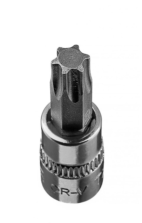 Końcówka TORX TX40 na nasadce 1/4", krótka, 37 mm Końcówka TORX TX40 na nasadce 1/4", krótka, 37 mm
