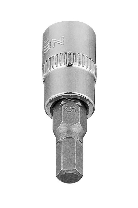 Końcówka sześciokątna H5 na nasadce 1/4", krótka 37 Końcówka sześciokątna H5 na nasadce 1/4", krótka 37