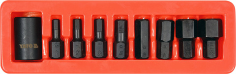 ZESTAW UDAR. KLUCZY TRZP. HEX 1/2" YATO ZESTAW UDAR. KLUCZY TRZP. HEX 1/2" YATO
